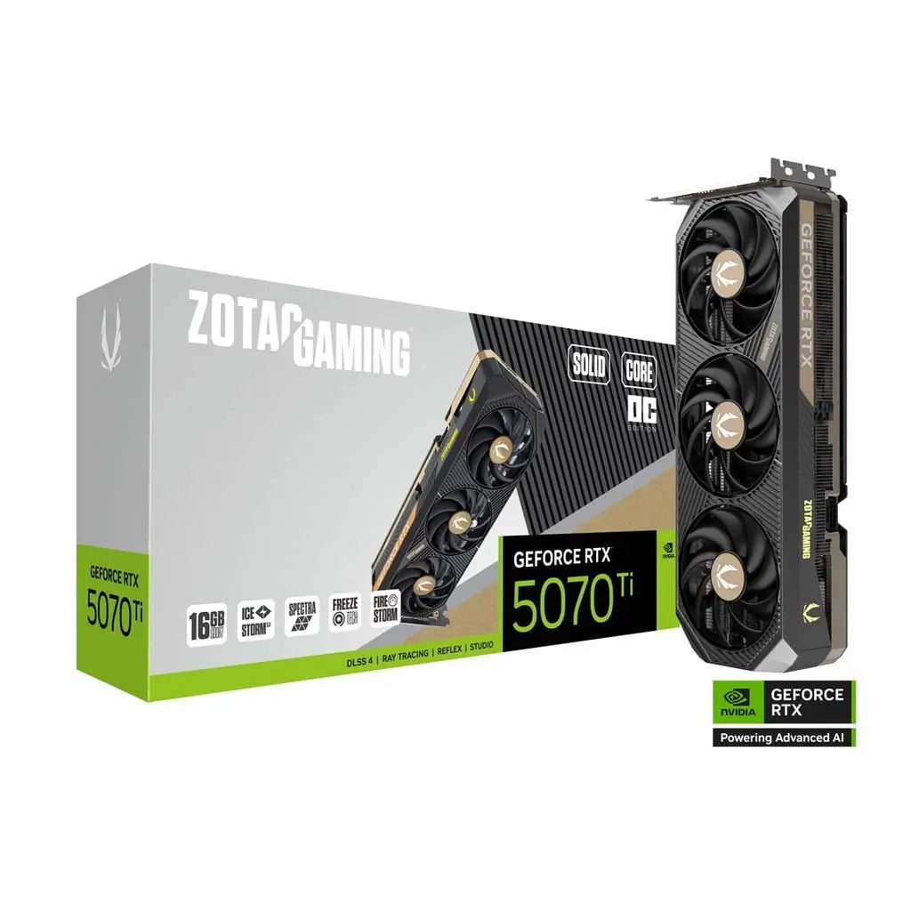 ZOTAC GAMING GeForce RTX 5070 Ti Graphics Card in Dubai, Abu Dhabi, Al Ain, Sharjah, Ajman, Ras Al Khaimah, Fujairah, Umm Al Quwain, UAE ZOTAC GAMING GeForce RTX 5070 Ti Graphics Card in Dubai, Abu Dhabi, Al Ain, Sharjah, Ajman, Ras Al Khaimah, Fujairah, Umm Al Quwain, UAE